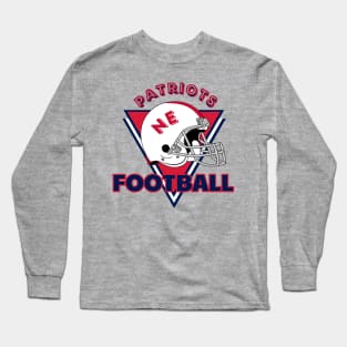 New England Football Vintage Style Long Sleeve T-Shirt